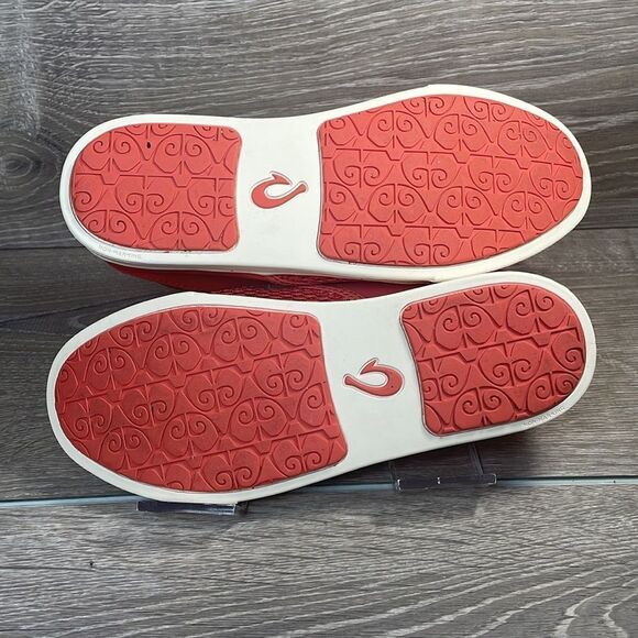 Olukai Pehuea Slip On Coral Women’s Sz 6.5 Mesh Collapsible Heel Sneakers - Picture 8 of 11